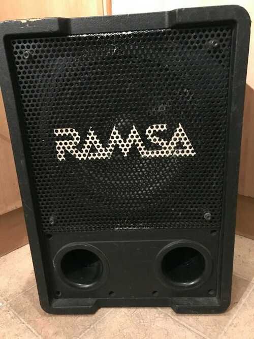 Pair RAMSA 12 Speakers PA DJ Disco By Professional National Panasonic