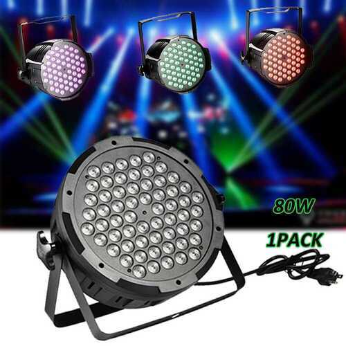 1X 80W LED Par Stage Light Portable RGB Club Party Concert Effect Lighting UK