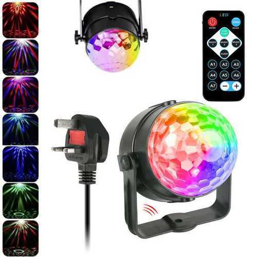 Disco Party Lights Stage Ball Light LED DJ Indoor Dance Bulb Lamp 7 Colors