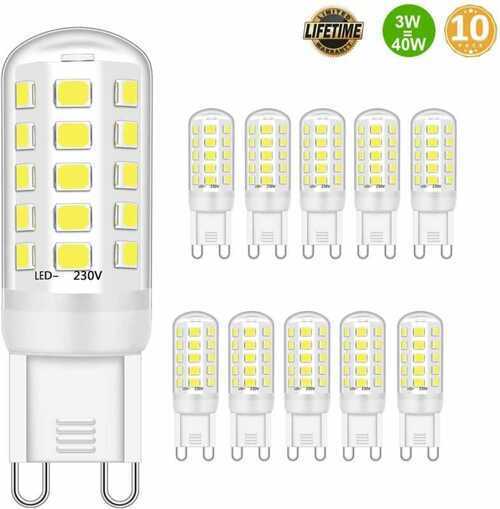 G9 LED Bulb 3W Equivalent to 28W 30W 40W Halogen Bulbs, Led Cool...