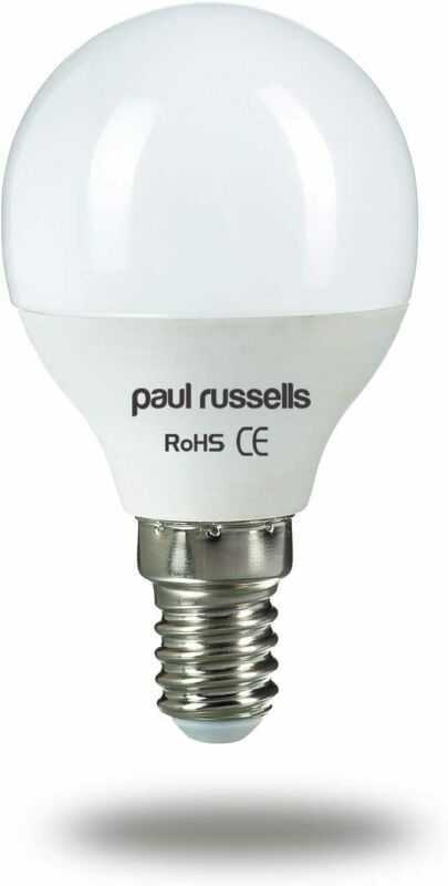 2 Pack 3W Golf LED Light Bulbs E14 SES Small Edison Screw Paul Russells...