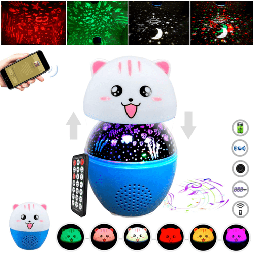 Portable Party Lights, 16 LED Colors Sound Activated Rechargeable Wireless Disco