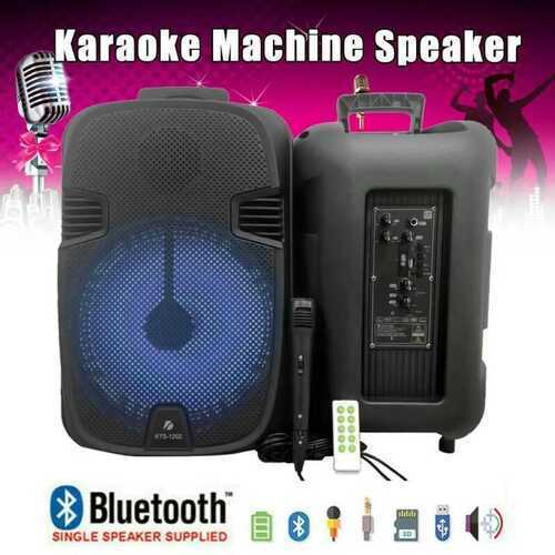 Portable Bluetooth Karaoke Machine Speaker 50W Wireless Mics 12