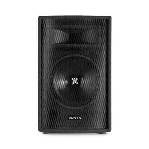 Vonyx SL10 Passive 10 Inch PA 2-Way Bedroom DJ Disco Audio Speaker System 250W