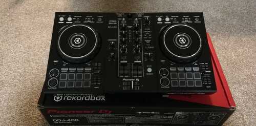 Pioneer DDJ-400 Black,Decksaver Cover,DJC Bag,and Full License Rekordbox