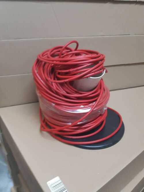 Damaged Roll of microphone cable Red 100m