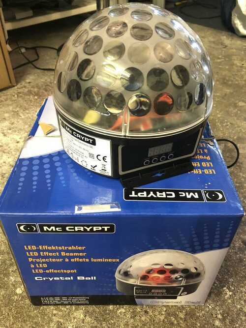 McCrypt Crystal Ball LED Effect Beamer