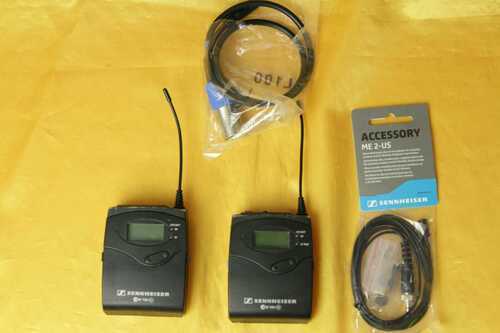 SENNHEISER EW 100 G3 series RADIO MIC KIT - transmitter +receiver +mic +cable