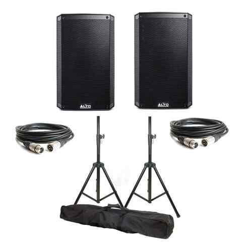 1100w Alto Professional Truesonic TS210 | 10inch PA Speakers and stands (mint cond