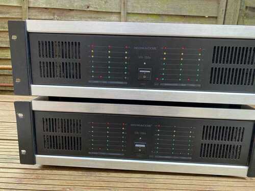 Monacor STA-1508 1280W Power Amplifier The Monacor STA-1508 Power Amplifier