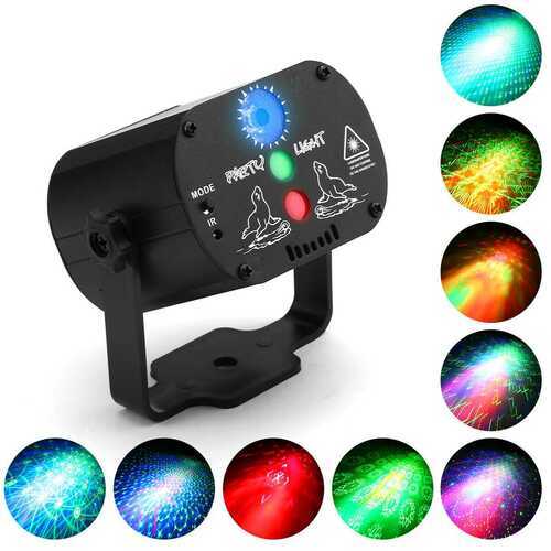 60 Pattern Laser Projector Stage Light LED RGB Party KTV Club DJ Disco Lights UK