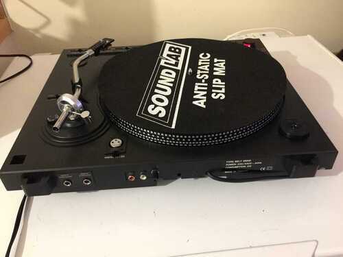 Soundlab DLP1600 Belt Drive Professional DJ Desk Turntables.