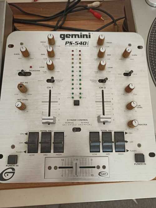 Gemini ps-540i stereo mixer - MUST READ DESCRIPTION