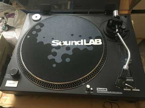 2x SoundLab DLP1R DJ Turntables - Belt Drive - Excellent Condition