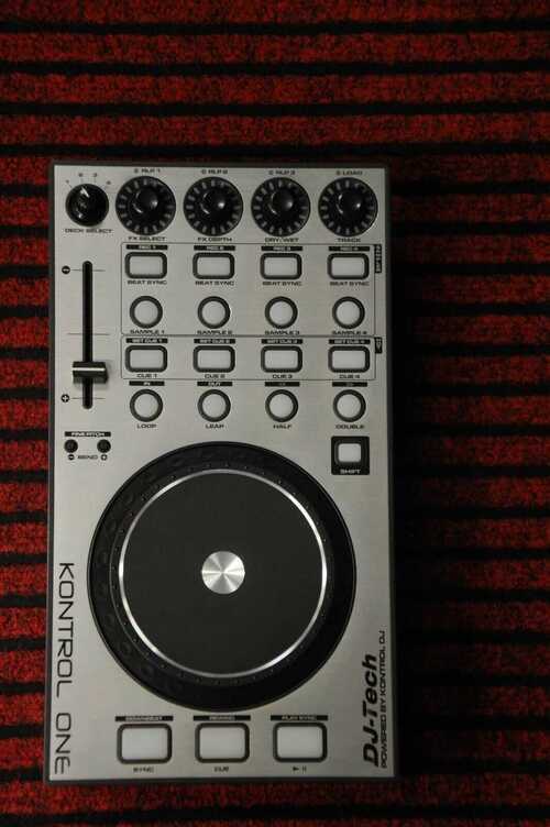 DJ Tech Kontrol One MIDI controller for laptop dj packages such as tracktor etc