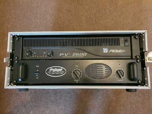 PEAVEY PV-2600 AMPLIFIER and 2 x PROSOUND 1000W AMPPLIFIERS