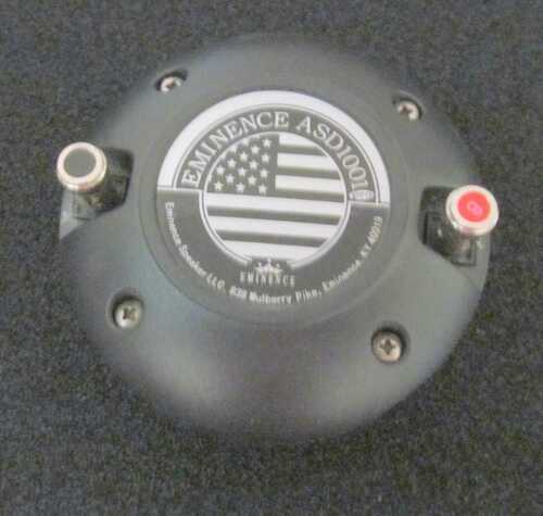 EMINENCE ASD1001 screw fit compression driver. Good order