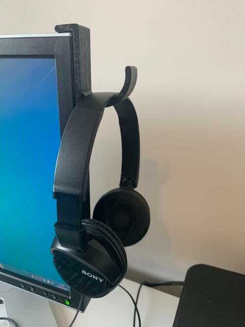 Computer Monitor Headphone Hook Monitor Headset Hook Self Adhesive x 1