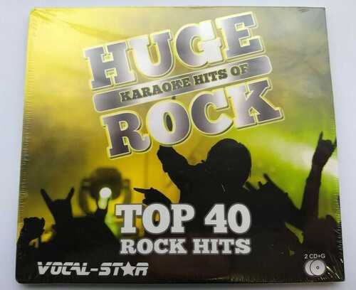 Top 40 Rock Hits (Vocal Star) Karaoke 2 CD Pack CD+G 40 Songs