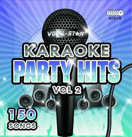 VOCAL-STAR PARTY HITS 2 KARAOKE CDG CD+G DISC SET 150 SONGS - NEW and SEALED