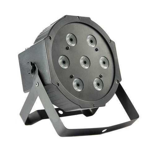 7 LED 4-in-1 Par Light Stage Light Voice-control Projector Lamp EU Plug #w