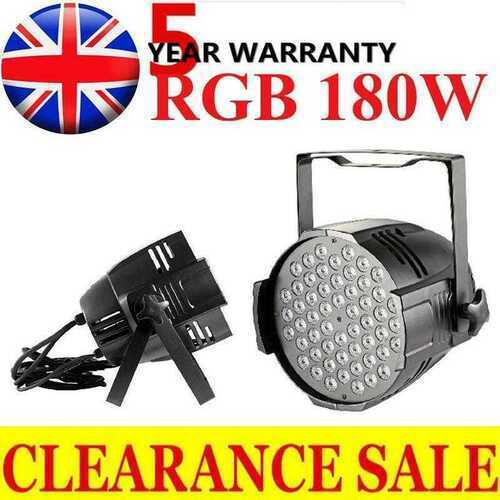 RGB 180W DMX LED Magic Stage Light UK Plug Club RGB Lighting Lights Lamp DJ