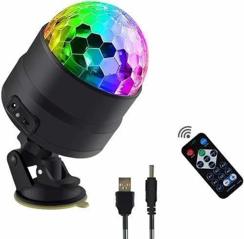 Mini Stage Magic Disco Ball Lamp Effect Rotating DJ Party Lazer LED Light New UK