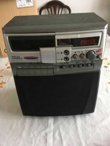 Arbiter karaoke Tape Machine , Vocal Changer, Pitch Control And 3 Microphones