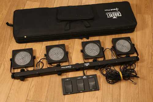 CHAUVET 4 BAR FLEX LED STAGE LIGHTING RIG.BANDS,DJS THEATRE