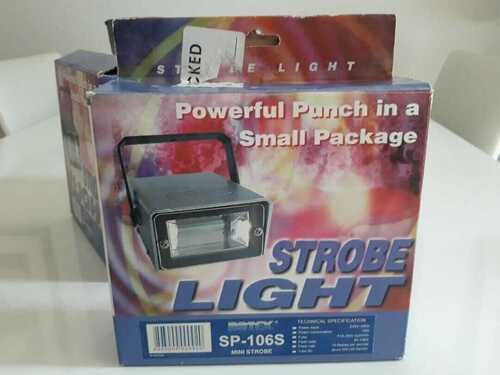 5 Botex SP-106S, Mini Strobe Lights, Mains Operated 10Hz 14W, never used