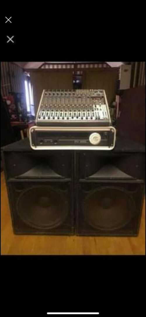 Full Band/DJ PA System Behringer,Peavey