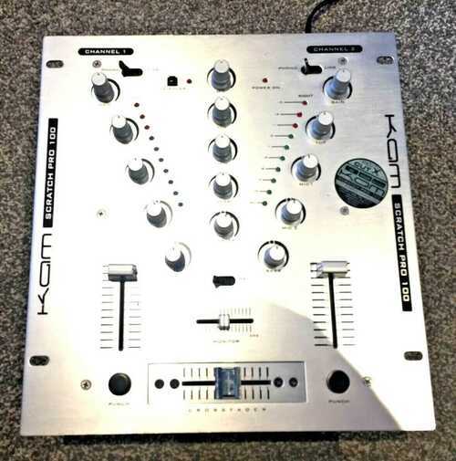 KAM SCRATCH PRO 100 DJ MIXER - FOR 12