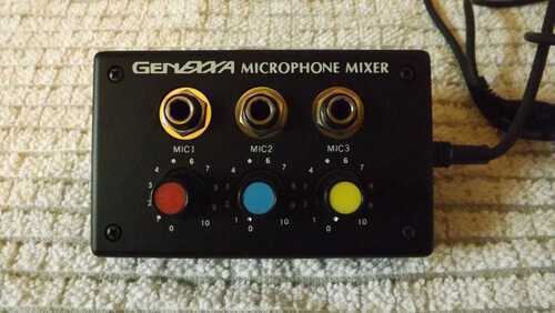 3 Channel Microphone mixer Great for karaoke