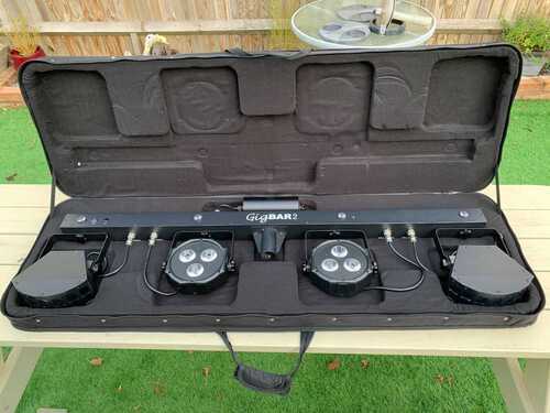 Chauvet DJ Gigbar 2 LED Derby Par Laser Strobe UV FX Light Gig Bar Mobile Disco