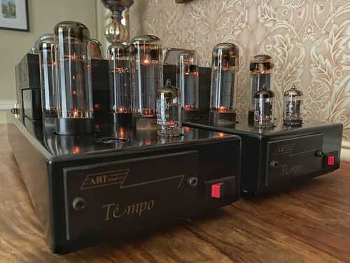 Art Audio Tempo MkII Power Amplifier Valve Amp, pair with valves
