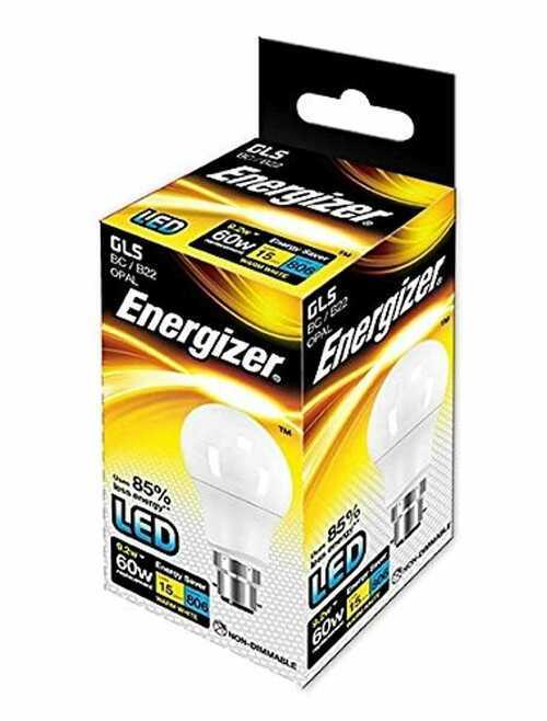 Energizer B22d 9 W, 1 LED BC (Bayonet Cap) GLS Bulb