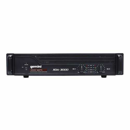 Gemini XGA-3000 3000W Power Amplifier - Uk Stock