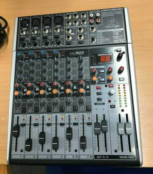 FAULTY - Behringer XENYX X1204USB 8 Channel Analog Mixer and USB Interface 230V