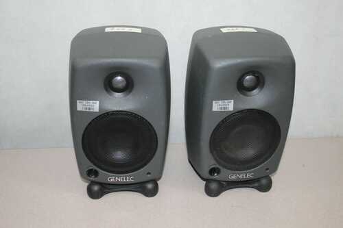 Pair of Ex-BBC GENELEC 8020A Bi-Amplified Monitor Speakers (2667_22M)