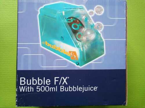 F/X Professional Bubble Machine  - Tranluscent Blue - Mains Or Battery Operated