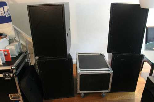 ASS Speaker System with Crown Amplifiers