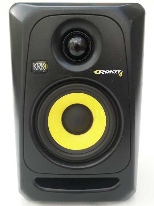 KRK Rokit 4 3rd Gen G3  2-Way Powered Studio Monitor Black 4-inch 30w - Working