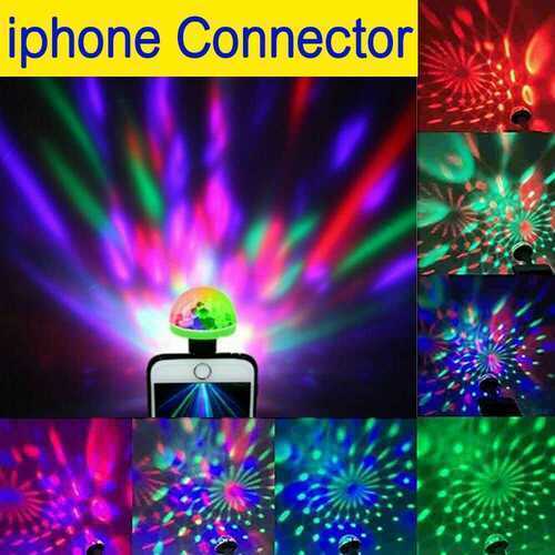 USB LED Disco Stage Light Party Club KTV DJ Bar Xmas Magic Phone Ball Small Lamp