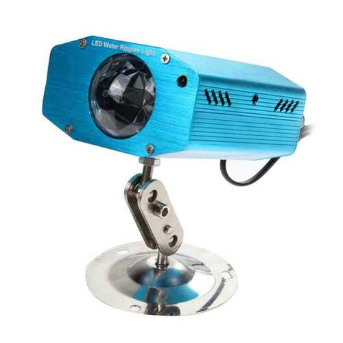 Remote RGB LED Water Wave Ripple Effect Stage Light for Party DJ eu plug