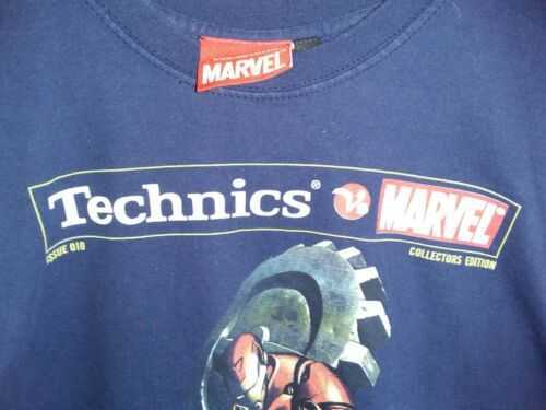 Marvel Ironman Technics Turntable SL 1200 1210 T Shirt Small