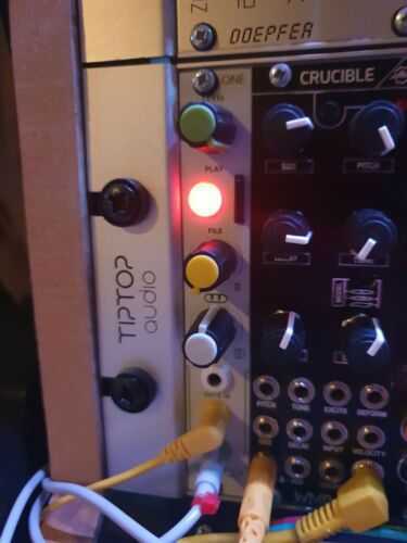 Tiptop Audio - One Sample Player - Eurorack Drum Rhythm Sample Module - MINT