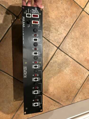PULSAR 6 CHANNEL 10AMP DIMMER PACKS ANALOGUE GOOD CONDITION