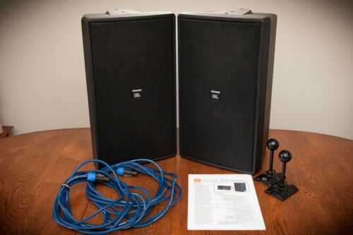 Pair of black JBL Control 29 AV 300W Indoor/Outdoor Loudspeakers-Great Condition