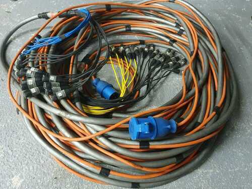 40m Multicore XLR snake/loom 13+6 band/theatre with mains cable