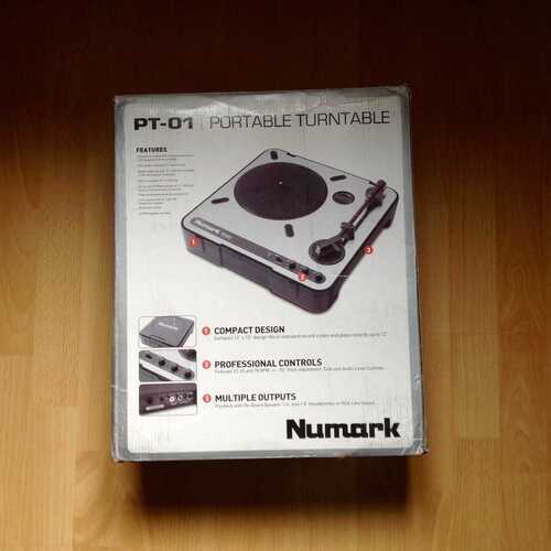 Original Numark PT-01 portable turntable